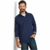 2023 Ariat Mens Portola 1/2 Zip Sweatshirt 10043783 - Navy -Vogemate Sales Store 10043783 front.700x700
