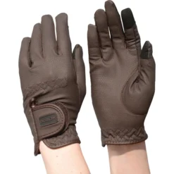 2022 Dublin Everyday Touch Screen Compatible Riding Gloves 10030350 - Brown Colour Brown