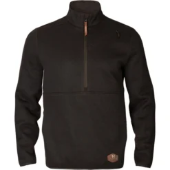 2022 Harkila Mens Metso Half Zip Fleece 15010734403 - Shadow Brown
