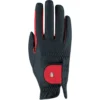 2022 Roeckl Malta Riding Gloves 301335 - Black / Red Colour Black / Red