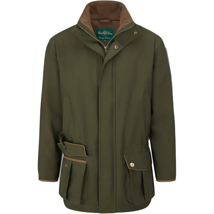 2023 Alan Paine Mens Stancombe Waterproof Shooting Coat STNGCOT - Olive 3 2023 Alan Paine Mens Stancombe Waterproof Shooting Coat STNGCOT - Olive