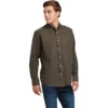 2023 Ariat Mens Clement Shirt 10042099 - Earth Heather -Vogemate Sales Store 202320Ariat20Mens20Clement20Shirt201004209920 20Earth20Heather20Main.700x700
