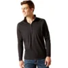 2023 Ariat Mens Lowell Long Sleeve Base Layer Top 10046334 - Black
