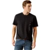 2023 Ariat Mens Vertical Logo T-Shirt 10046108 - Black Colour Black -Vogemate Sales Store 202320Ariat20Mens20Vertical20Logo20T Shirt201004610820 20Black201.700x700