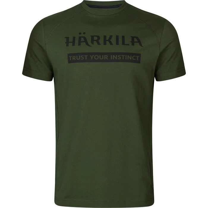 2023 Harkila 2 Pack Mens Logo T-Shirt 160105033 - Duffel Green / Phantom 4 2023 Harkila 2 Pack Mens Logo T-Shirt 160105033 - Duffel Green / Phantom - Image 2