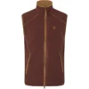 2023 Harkila Mens Sandhem 200 Waistcoat 1201153 - Burgundy Colour Burgundy