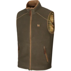 2023 Harkila Mens Sandhem Fleece Waistcoat 120115829 - Willow Green