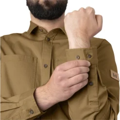 2023 Harkila Mens Trym Skjorte Long Sleeve Shirt 140113653 - Antique Sand -Vogemate Sales Store 202320Harkila20Mens20Trym20Skjorte20Long20Sleeve20Shirt2014011365320 20Antique20Sand20Close20Up.700x700