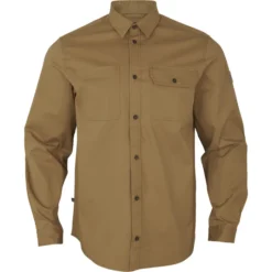 2023 Harkila Mens Trym Skjorte Long Sleeve Shirt 140113653 - Antique Sand