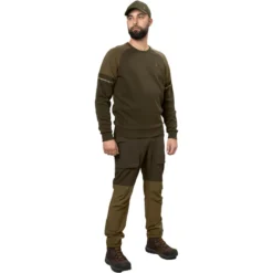 2023 Seeland Mens Cross Sweatshirt 150207822 - Pine Green