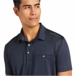 2022 Ariat Mens Norco Short Sleeve Polo Top 10039475 - Blue Nights -Vogemate Sales Store 4226 4226 3.700x700