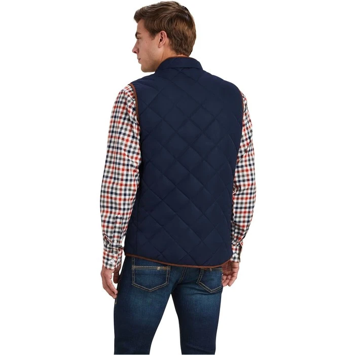 2022 Ariat Mens Woodside Vest 10042101 - Navy 4 2022 Ariat Mens Woodside Vest 10042101 - Navy - Image 2