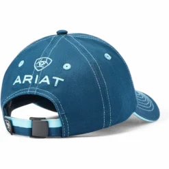 2023 Ariat Team II Cap 10043929 - Deep Petroleum / Mosaic Blue -Vogemate Sales Store 5838 202320Ariat20Team20II20Cap201004392920 20Deep20Petroleum20Mosaic20Blue20Back.700x700