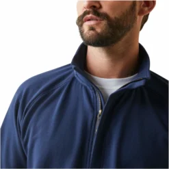 2023 Ariat Mens Portola 1/2 Zip Sweatshirt 10043783 - Navy -Vogemate Sales Store 5859 10043783 02.700x700