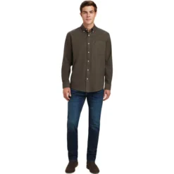 2023 Ariat Mens Clement Shirt 10042099 - Earth Heather -Vogemate Sales Store 6525 202320Ariat20Mens20Clement20Shirt201004209920 20Earth20Heather20front.700x700