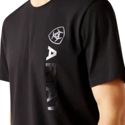 2023 Ariat Mens Vertical Logo T-Shirt 10046108 - Black Colour Black -Vogemate Sales Store 6533 202320Ariat20Mens20Vertical20Logo20T Shirt201004610820 20Black204.700x700