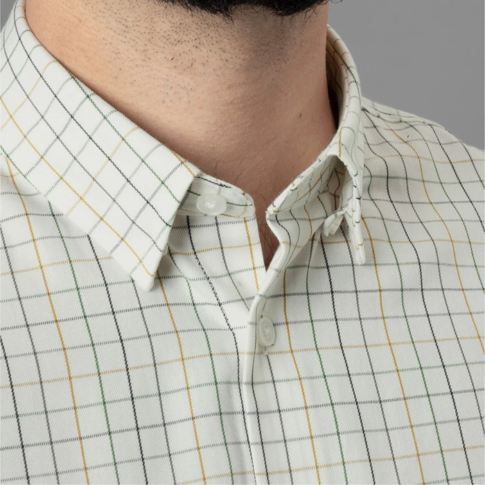 2023 Harkila Mens Allerston Long Sleeve Shirt 140114515 - Emerald Green / White 8 2023 Harkila Mens Allerston Long Sleeve Shirt 140114515 - Emerald Green / White - Image 6