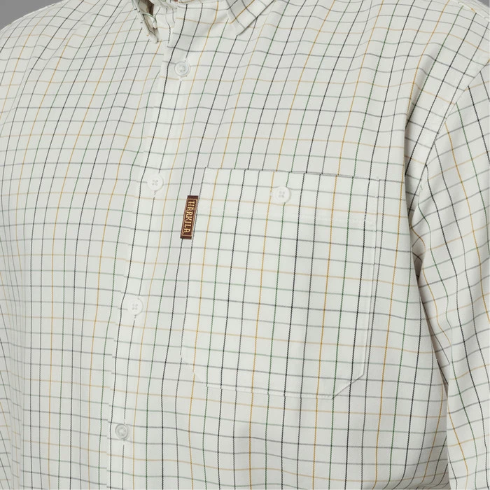 2023 Harkila Mens Allerston Long Sleeve Shirt 140114515 - Emerald Green / White 7 2023 Harkila Mens Allerston Long Sleeve Shirt 140114515 - Emerald Green / White - Image 5