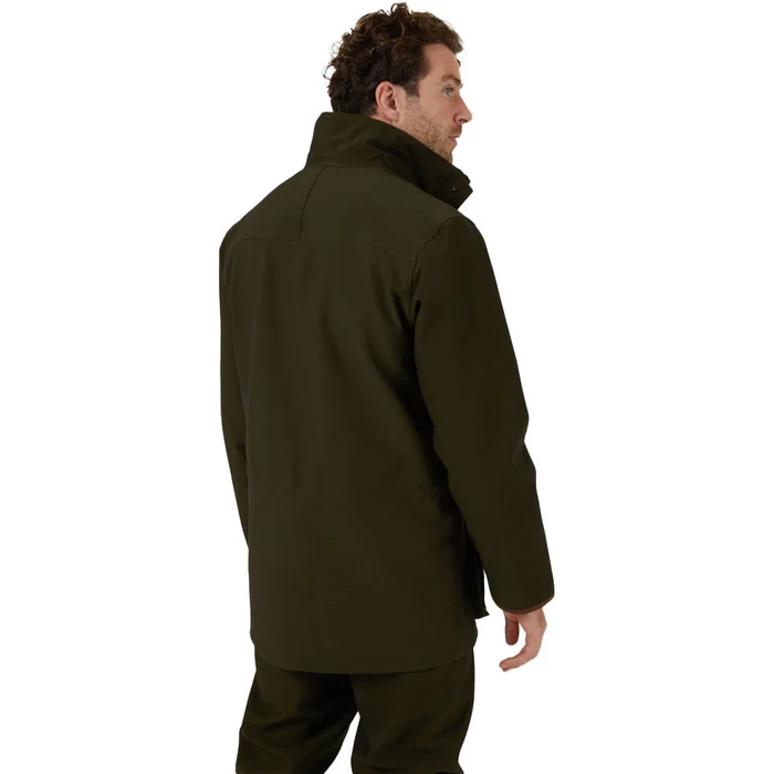 2023 Alan Paine Mens Stancombe Waterproof Shooting Coat STNGCOT - Olive 5 2023 Alan Paine Mens Stancombe Waterproof Shooting Coat STNGCOT - Olive - Image 3