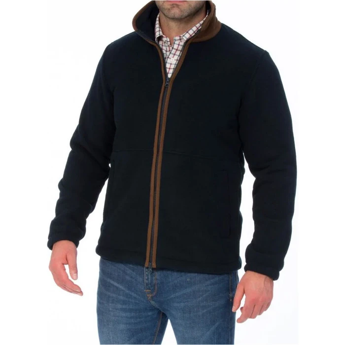 2023 Alan Paine Mens Aylsham Fleece Jacket AYLGJKT - Dark Navy 4 2023 Alan Paine Mens Aylsham Fleece Jacket AYLGJKT - Dark Navy - Image 2