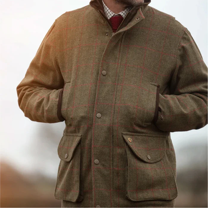 2023 Alan Paine Mens Combrook Tweed Shooting Field Coat COMGFIE - Sage Colour Sage 9 2023 Alan Paine Mens Combrook Tweed Shooting Field Coat COMGFIE - Sage Colour Sage - Image 7
