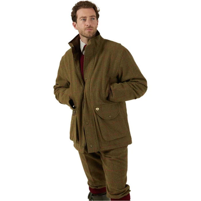 2023 Alan Paine Mens Combrook Tweed Shooting Field Coat COMGFIE - Sage Colour Sage 8 2023 Alan Paine Mens Combrook Tweed Shooting Field Coat COMGFIE - Sage Colour Sage - Image 6
