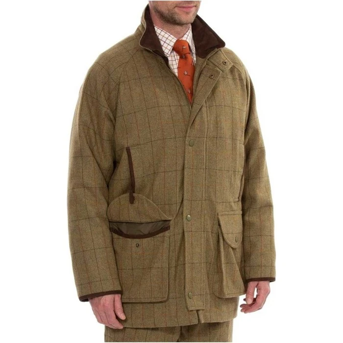 2023 Alan Paine Mens Combrook Tweed Shooting Field Coat COMGFIE - Elm Colour Elm 4 2023 Alan Paine Mens Combrook Tweed Shooting Field Coat COMGFIE - Elm Colour Elm - Image 2