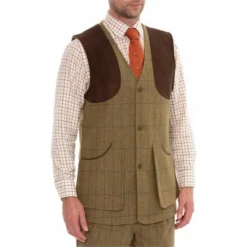 2023 Alan Paine Mens Combrook Tweed Gilet COMGWCT - Elm Colour Elm 8 2023 Alan Paine Mens Combrook Tweed Gilet COMGWCT - Elm Colour Elm -Vogemate Sales Store 7032 Alan Paine Mens Combrook Tweed Shooting Waistcoat Elm 2.2000x2000.700x700