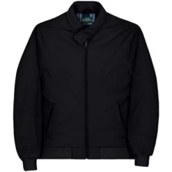 2022 Alan Paine Mens Mistley Cotton Bomber Jacket LS2030 - Dark Navy